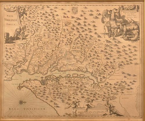 MAP OF VIRGINIA AFTER JOHN SMITH 39be64