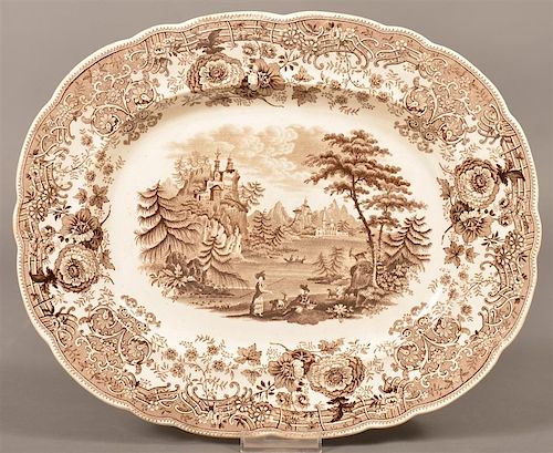 STAFFORDSHIRE CHINA TYROLEAN PATTERN