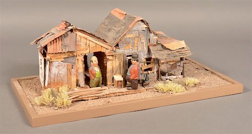 JAIL HOUSE CARVERS DIORAMA OF A 39bf09