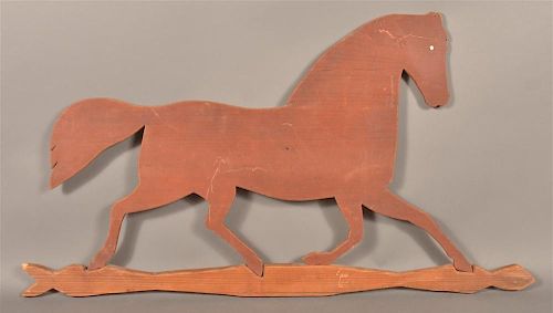 VINTAGE TROTTING HORSE SILHOUETTE 39bf37
