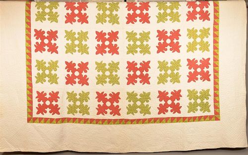 ANTIQUE SNOWFLAKE PATTERN PATCHWORK