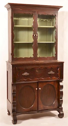 EMPIRE BUTLER'S DESK WITH BOOKCASE