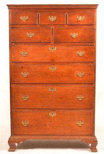 CHESTER CO PA CHIPPENDALE WALNUT 39bff2