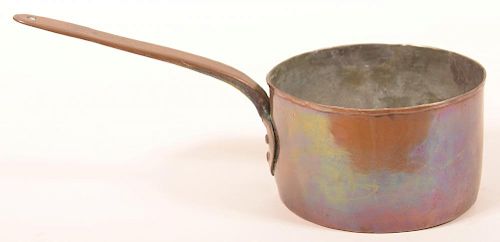 19TH CENTURY COPPER SAUCE PAN.19th Century