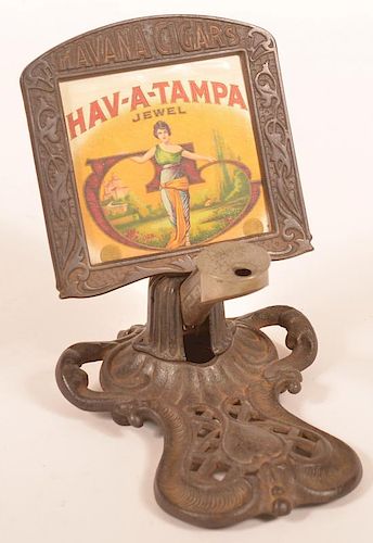 HAVANA CIGARS CAST IRON ADVERTISING 39c054