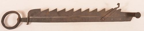 PA WROUGHT IRON SAW TOOTH TRAMMEL 39c060