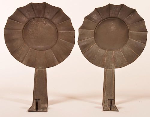 PAIR OF EARLY 19TH CENTURY TIN 39c091