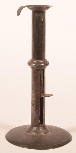 19TH CENTURY SHEET IRON HOG SCRAPER 39c0a2