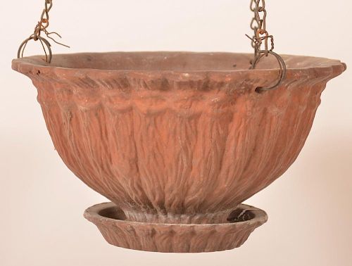 EARLY 20TH CENTURY REDWARE HANGING