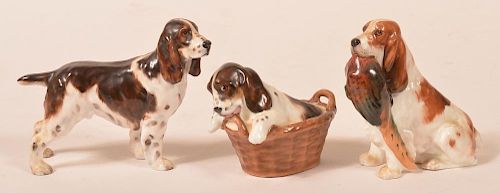 3 ROYAL DOULTON COCKER SPANIEL 39c17b