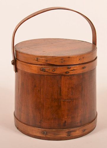 VINTAGE WOODEN MINCE MEAT FIRKIN Vintage 39c1b0