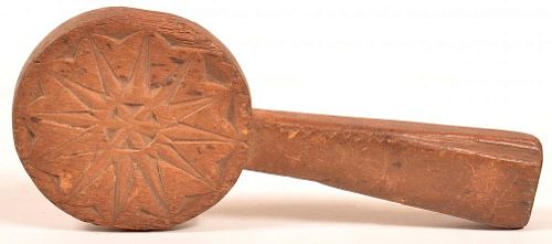 PA 19TH CENT CARVED MAPLE LOLLIPOP 39c1c1