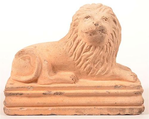 OHIO SEWER TILE EARTHENWARE LION 39c2a5