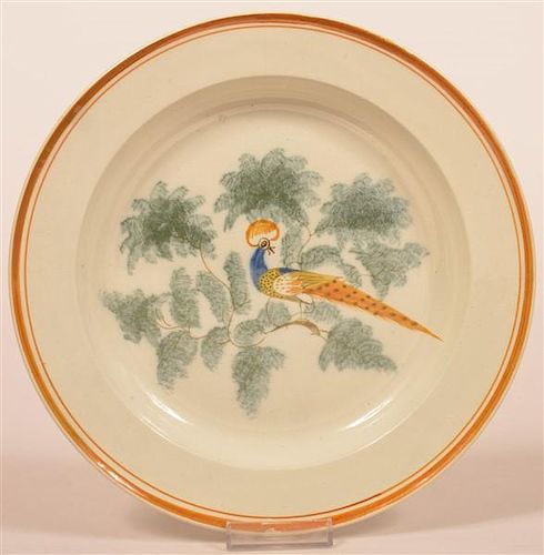 LEEDS SOFT PASTE CHINA PEAFOWL 39c300