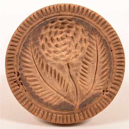 PENNSYLVANIA FLORAL CARVED BUTTER
