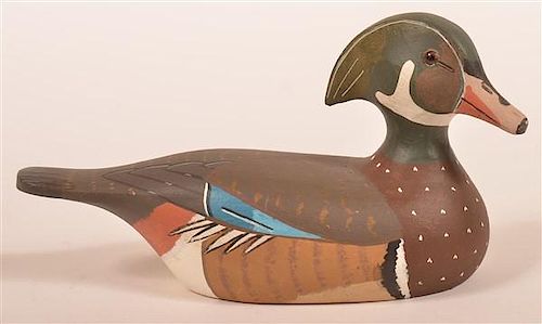 W.L. GABLE WOOD DUCK DRAKE MINIATURE