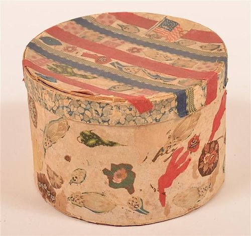CARDBOARD COVERED CANISTER WITH FABRIC