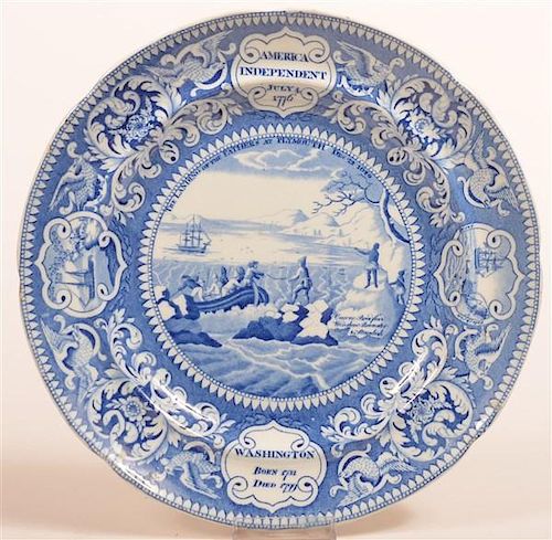 HISTORICAL STAFFORDSHIRE BLUE TRANSFER 39c3b3