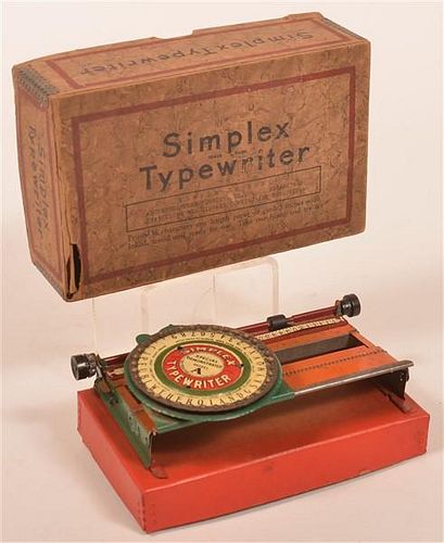 SIMPLEX TYPEWRITER.Simplex Typewriter.