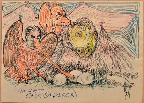 C X CARLSON POLITICAL SATYR TITLED 39c4a6