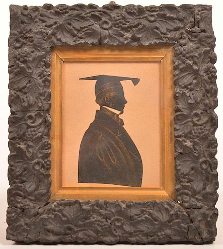 SILHOUETTE OF A YOUNG MAN ATTRIBUTED 39c4b5