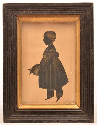 SILHOUETTE OF A YOUNG GIRL ATTRIBUTED 39c4b6