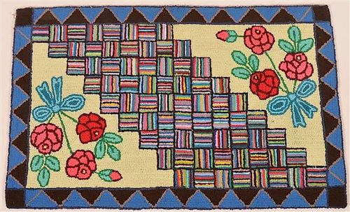 AMISH FLORAL AND GEOMETRIC PATTERN 39c4f1