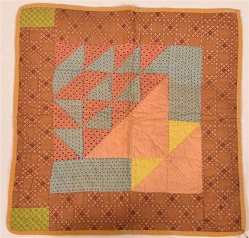 ANTIQUE PATCHWORK MINIATURE QUILT