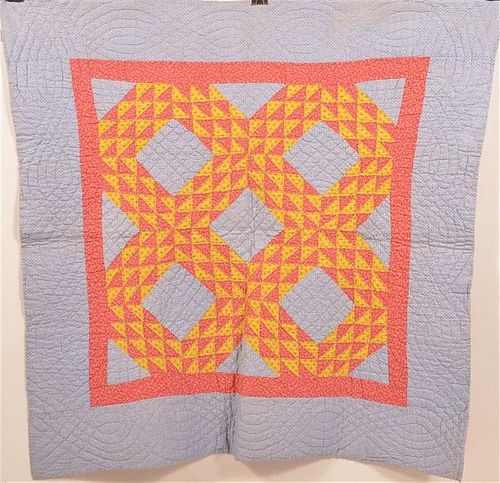 ANTIQUE GEOMETRIC PATTERN PATCHWORK 39c4eb