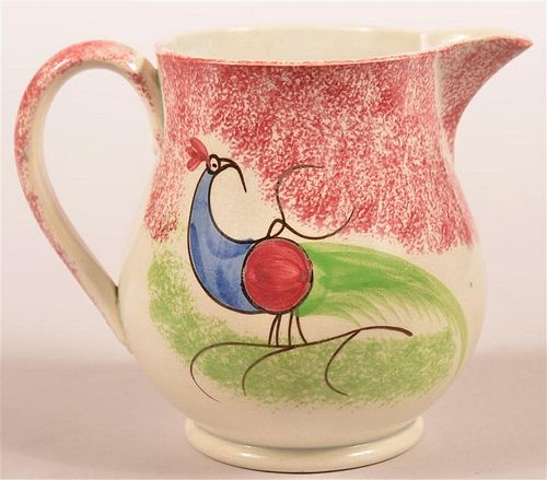 RED SPATTER PEAFOWL CHINA CREAM 39c63b