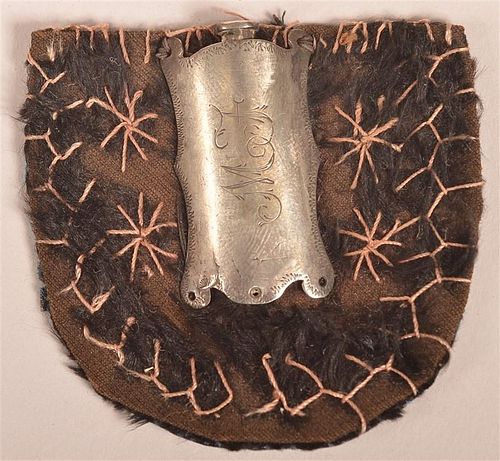 UNSIGNED COIN SILVER NEEDLE SHEATH Unsigned 39c6a7