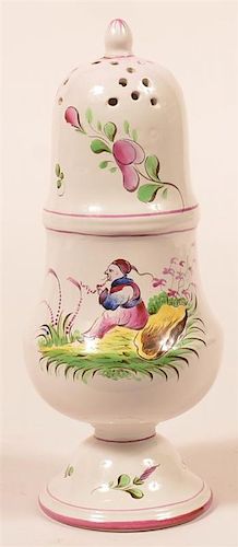 FRENCH HARD PASTE PORCELAIN MUFFINEER.French