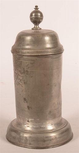 DATED 1837 SIGNED F.G. PEWTER STEINDated