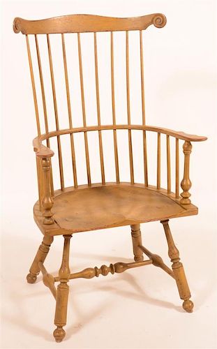 REPRODUCTION PHILADELPHIA STYLE ARMCHAIR.Reproduction