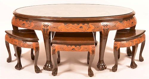 ROSEWOOD ORIENTAL COCKTAIL TABLE 39c87b