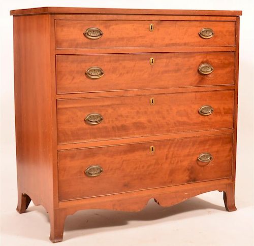 PA HEPPLEWHITE CHERRY CHEST OF 39c87c