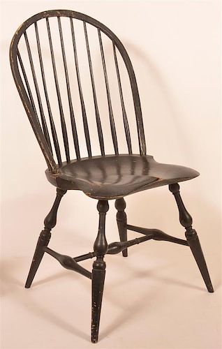 REPRODUCTION WINDSOR BOW-BACK SIDECHAIR.Reproduction