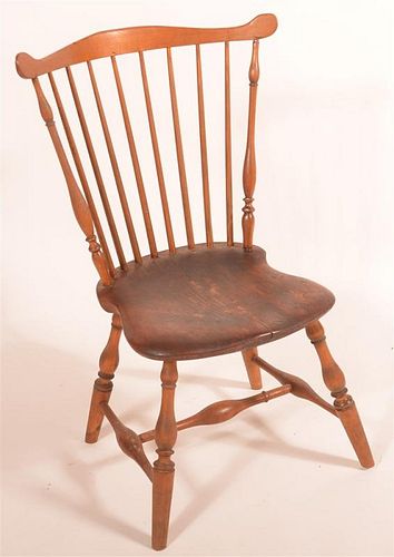 19TH C WINDSOR FAN BACK SIDE CHAIR19th 39c8c6