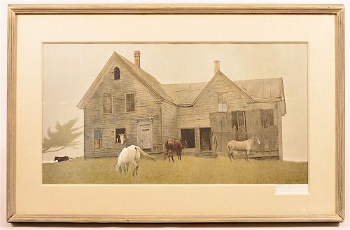 ANDREW WYETH LIMITED EDITION 154/300