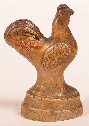 MOLDED CHALKWARE FIGURE OF A ROOSTER Pennsylvania 39c9ec