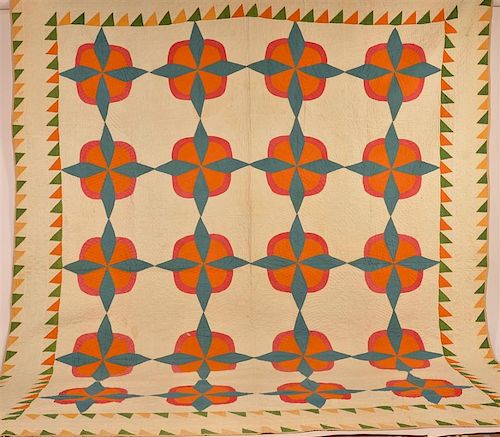 ANTIQUE PATCHWORK QUILT Antique 39ca0d