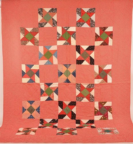 VINTAGE GEOMETRIC BLOCK PATTERN