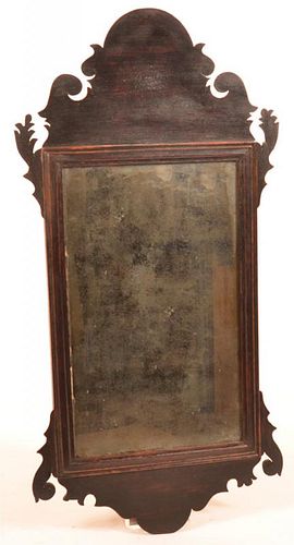 AMERICAN CHIPPENDALE MAHOGANY MIRROR American 39cb69