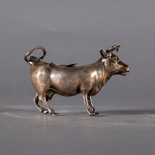 STERLING SILVER COW CREAM PITCHERSterling