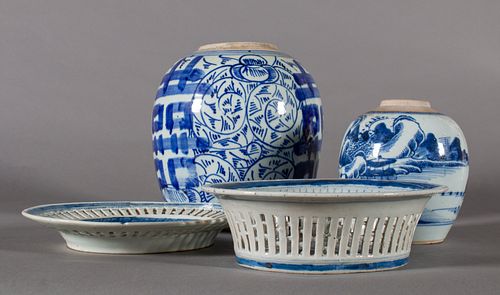 THREE PIECES OF DECORATED CHINESE 39cc57