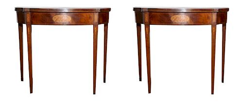 PAIR OF AMERICAN 18TH CENTURY MATCHING 39cca2