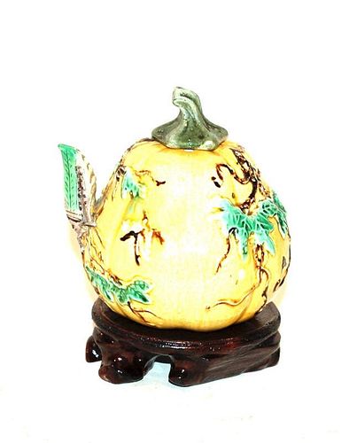 A CHINESE WATER DROPPER GOURD 39cdae
