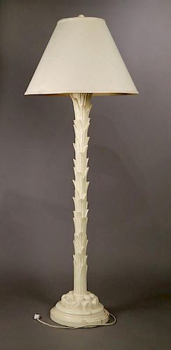 PALM LEAF FLOOR LAMP, C.1960-7054 in.
