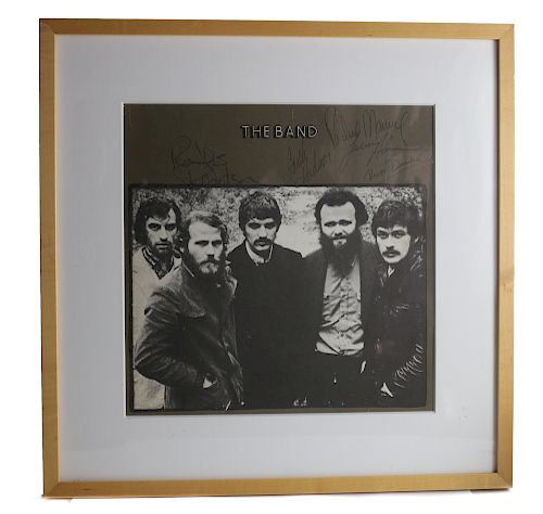 THE BAND "THE BROWN ALBUM" SIGNEDThe