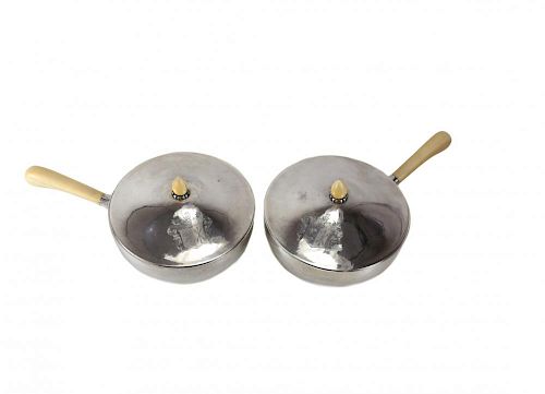 PAIR EVALD NIELSEN DENMARK SILVER 39ceb7